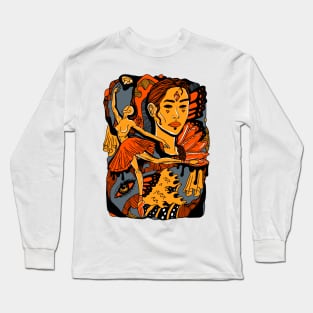 Orangrey Ballerina Long Sleeve T-Shirt